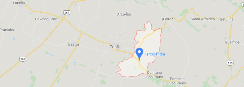 Localização no mapa